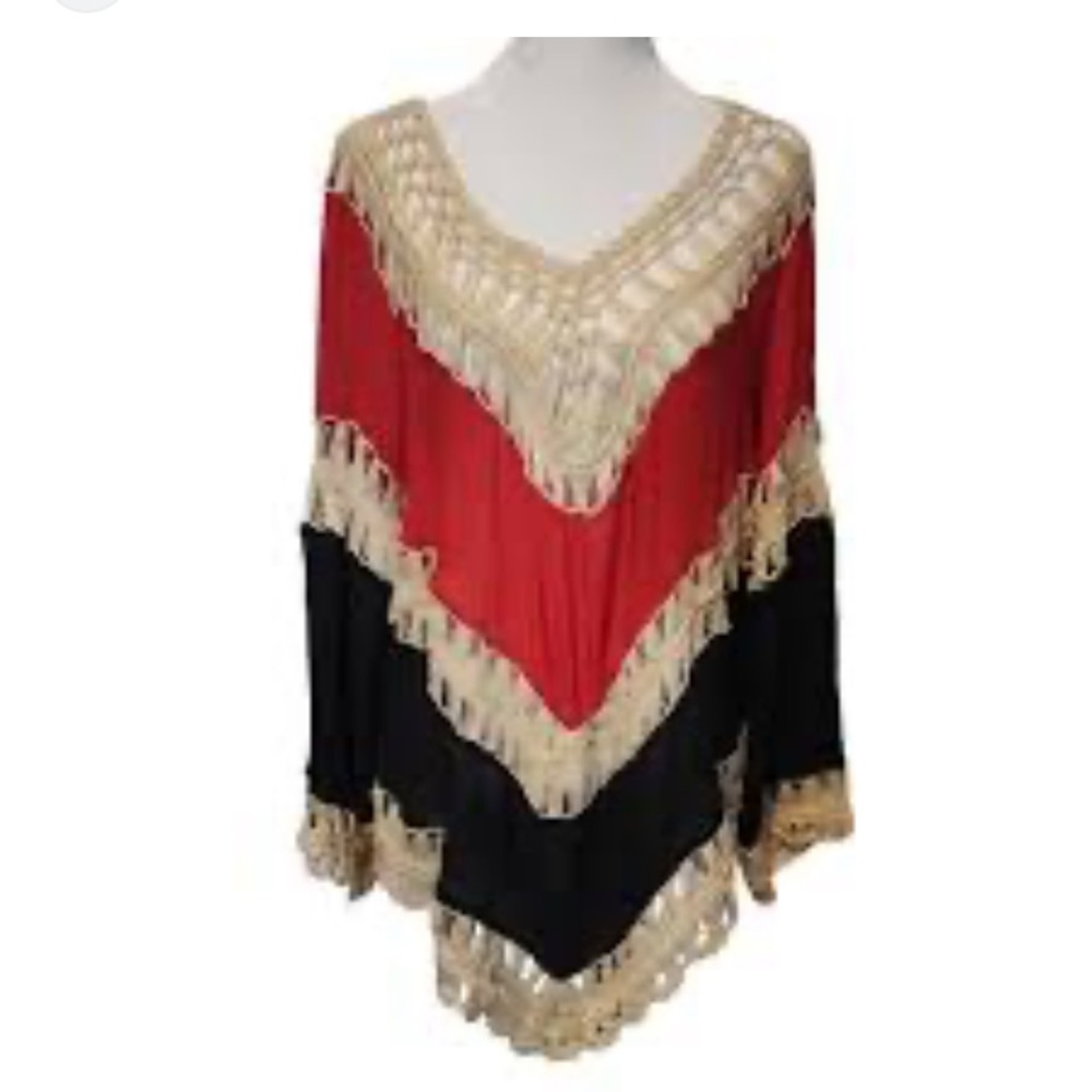 Umgee Crochet top.  Super cute! Worn one time. Size medium